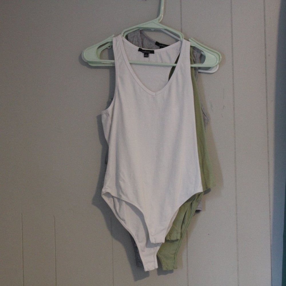 Racerback, tank top bodysuit